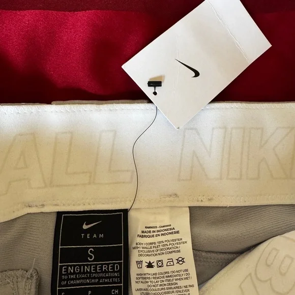 Nike Men's Light Gray Sports Pants - Picture 2 of 3